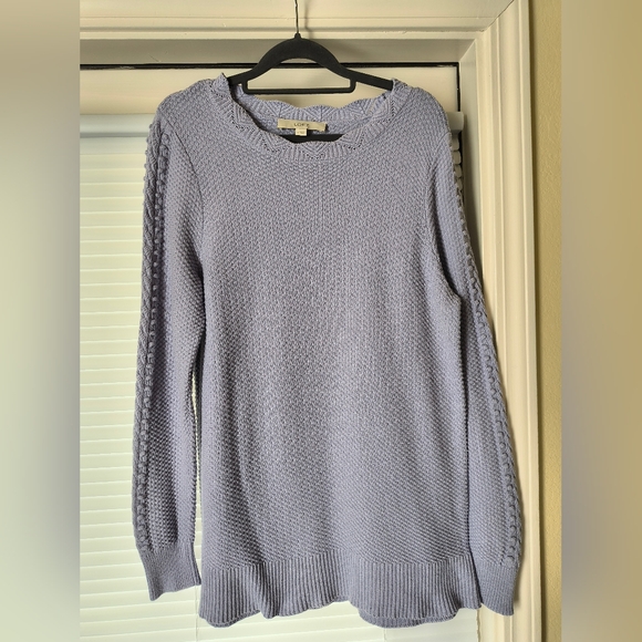 Ann Taylor Loft Women's Lavender Long Sweater Size Medium - Picture 1 of 14